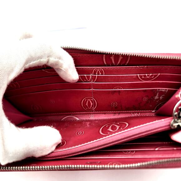CARTIER- 'HAPPY BIRTHDAY' ZIPPED INTERNATIONAL WALLET - Picture 13 of 16